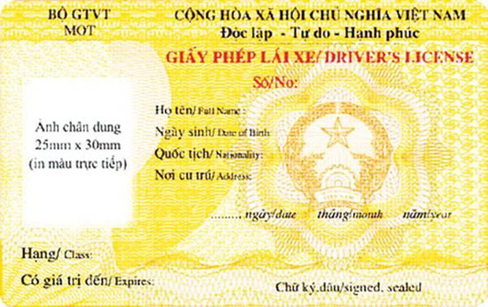 Cấp GPLX theo mẫu mới có mã QR. Ảnh ST.