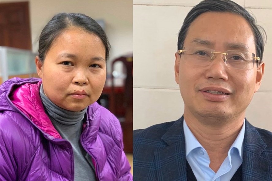 Hai bị cao Hường và Tứ. Ảnh cơ quan công an.