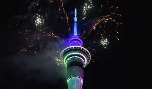 Auckland là một trong những thành phố đón năm mới trên thế giới. Ảnh: Mirror
