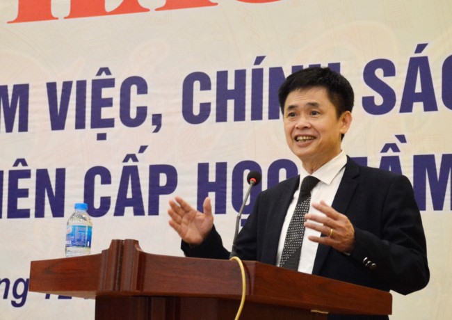 Ông Nguyễn Bá Minh - Vụ trưởng Vụ Giáo dục Mầm non. Ảnh: TH