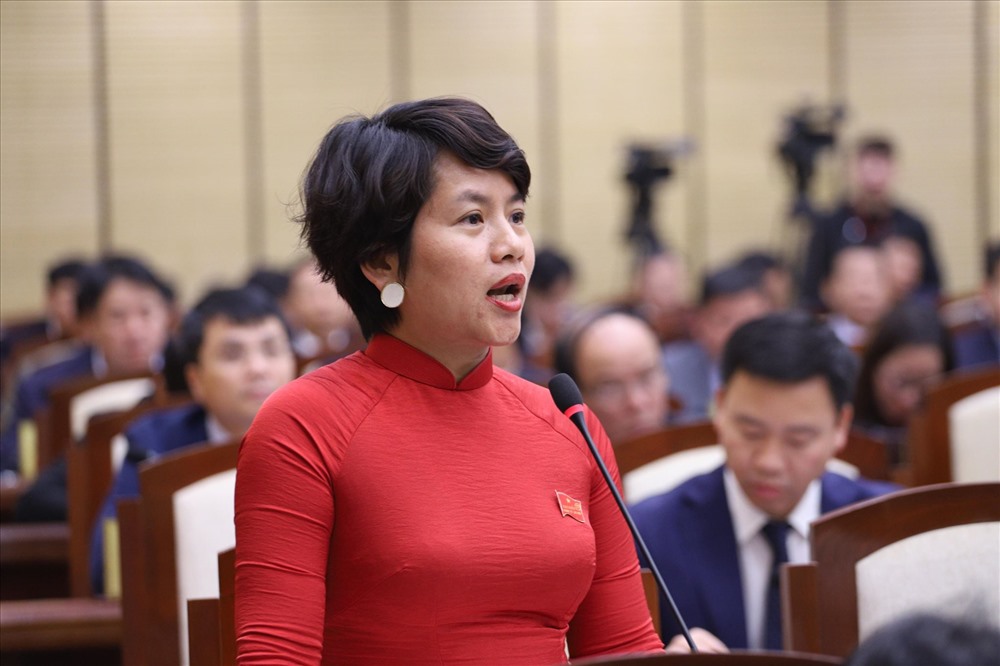 Đại biểu Thuỳ Dương. Ảnh: N.C