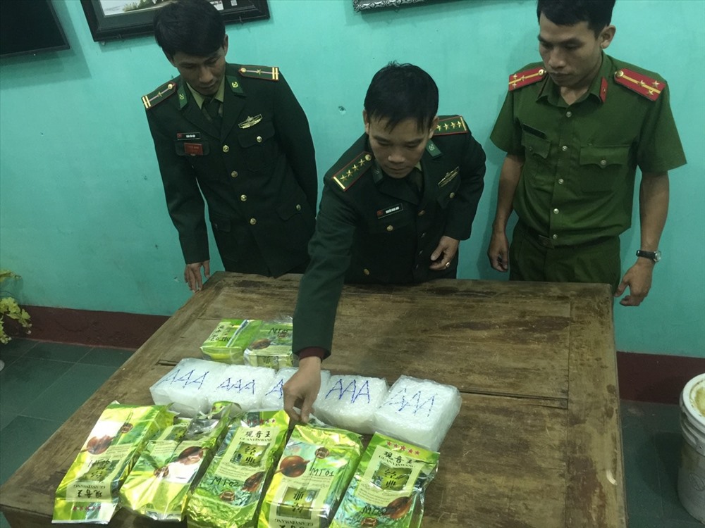 Số ma túy dạt vào bờ biển Quảng Trị. Ảnh: BP.