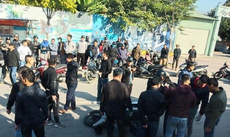 Đối tượng bị bắt quả tang trong khi vận chuyển ma túy cho khách tại khách sạn Việt Trung (quận Hải An). Ảnh CA TP