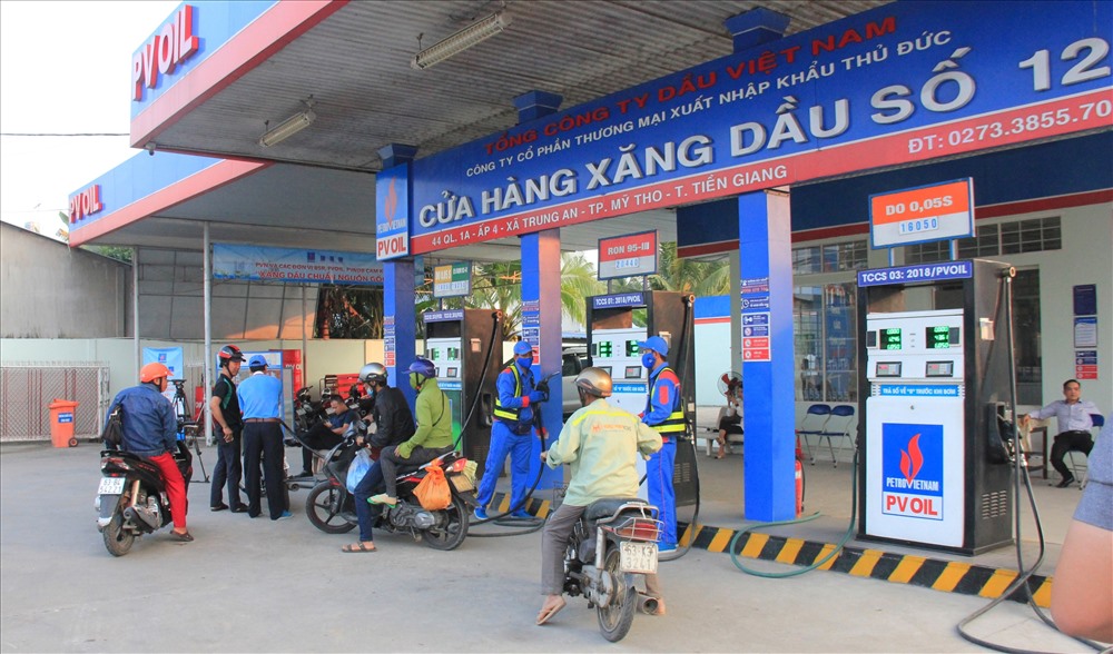 Cây xăng của PVOIL.