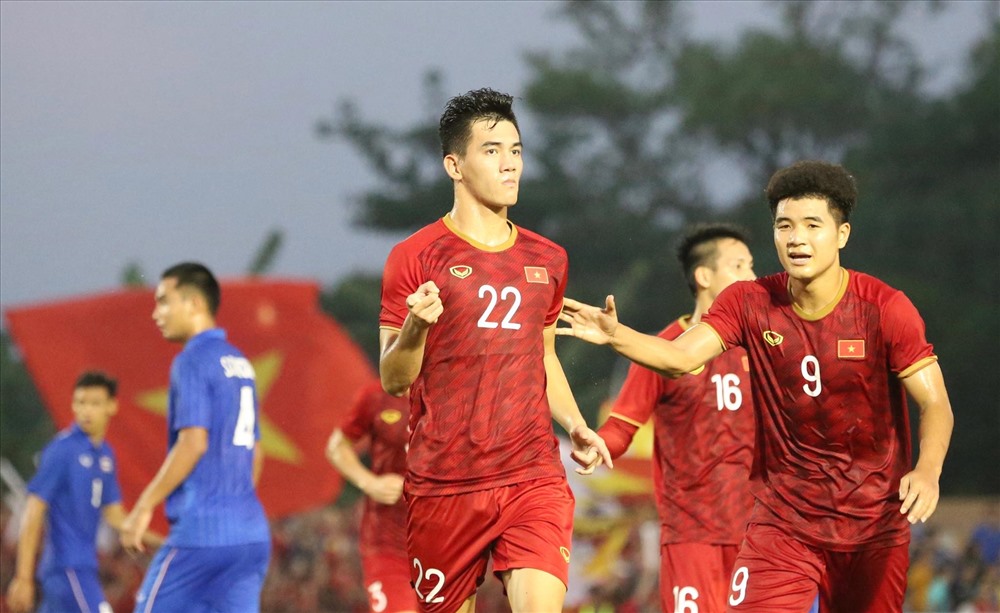 Tiến Linh tiếp tục lĩnh xướng hàng công U22 Việt Nam. Ảnh: D.P