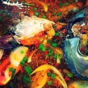 Món cua hấp (ảnh Nhật Hồ)