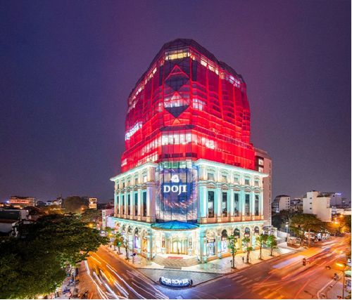 Ngày 6.9.2019, Tòa nhà DOJI Tower chính thức khánh thành, gây ấn tượng với diện mạo độc đáo bậc nhất