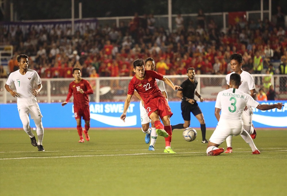 U22 Việt Nam không còn e ngại khi phải đối đầu với U22 Indonesia. Ảnh: D.P