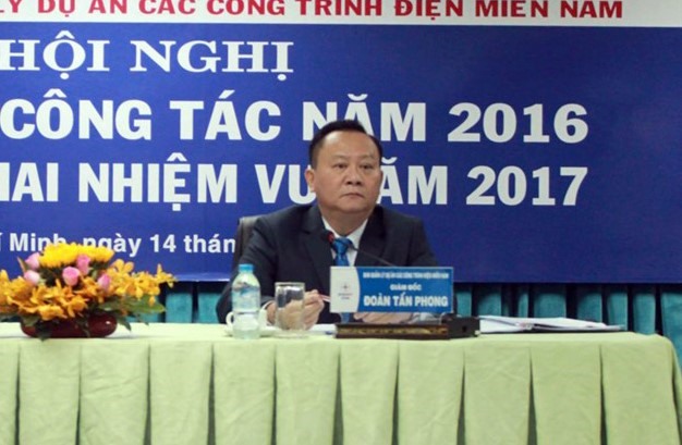 Ông Đoàn Tấn Phong - Giám đốc SPMB trong một sự kiện của ngành