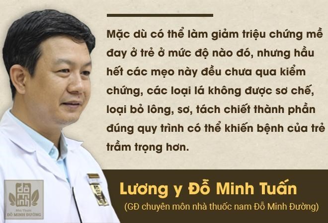 Cách trị mề đay ở trẻ em bằng mẹo dân gian khó đem lại kết quả như ý