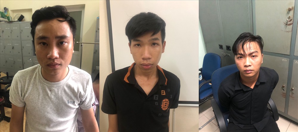 Từ trái qua phải: Đỗ Văn Tuấn, Nguyễn Huy Hoàng và Phan Phước Thiện