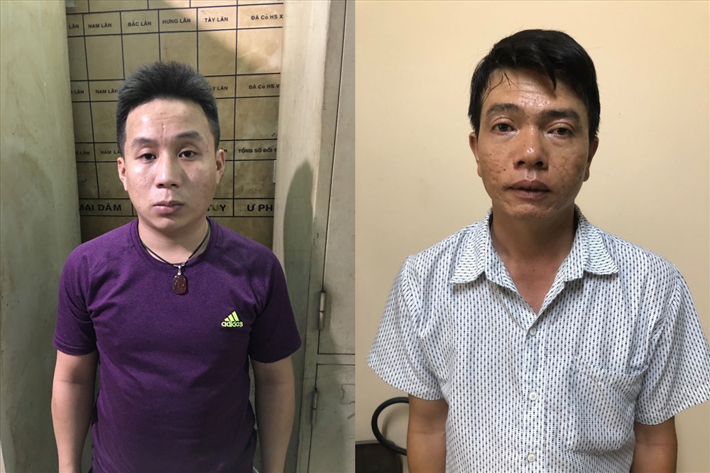 Từ trái quan phải: Mai Ngọc Lượng và Trịnh Đức Hùng