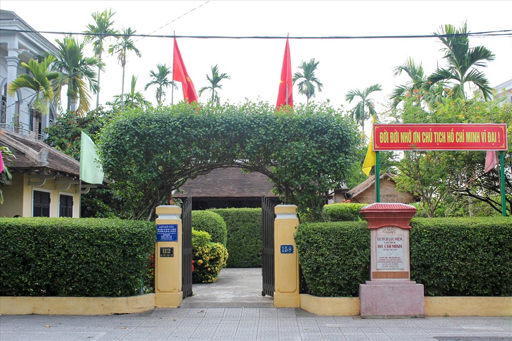 Địa chỉ nhà lưu biện Bác Hồ ở đường Mai Thúc Loan (TP. Huế).