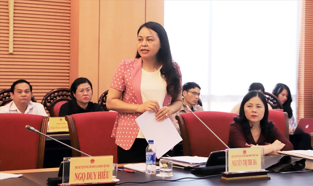 bà Nguyễn Thị Thu Hà – Chủ tịch Hội Liên hiệp Phụ nữ Việt Nam. Ảnh: Dương Hà