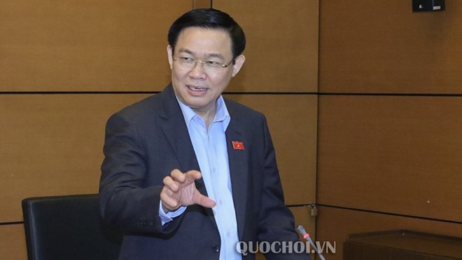 Phó thủ tướng Vương Đình Huệ cho biết sẽ đề nghị kiểm toán toàn bộ báo cáo tài chính EVN và thông tin công khai, minh bạch. Ảnh:Quochoi.vn