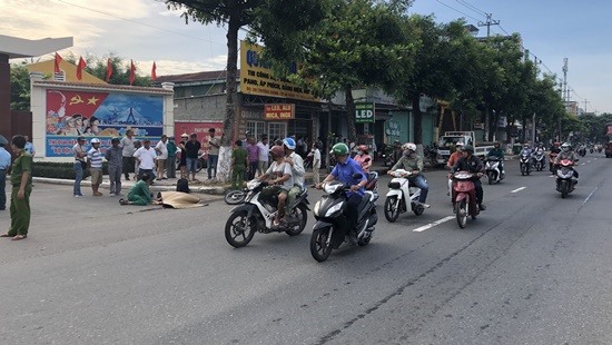 Hiện trường vụ tai nạn. Ảnh:congly.vn.