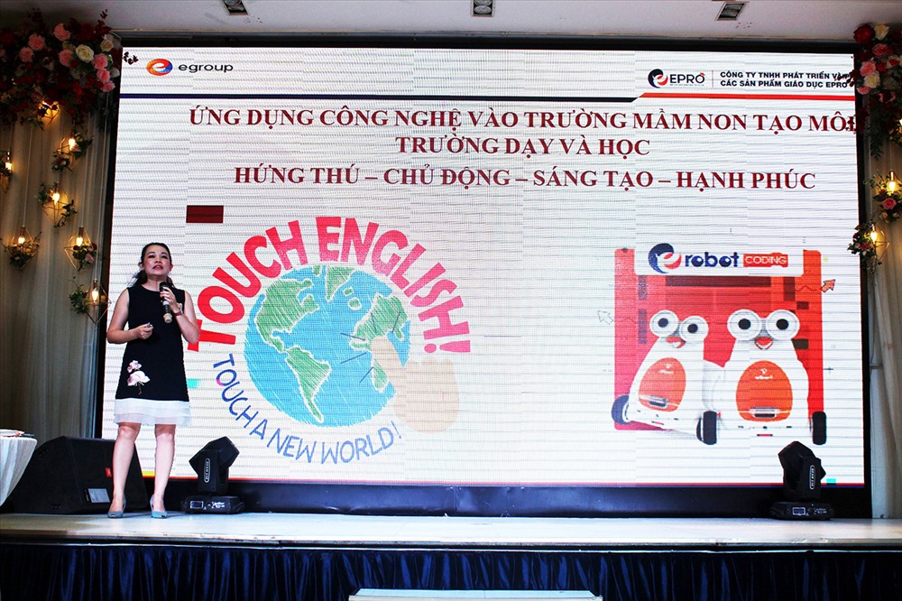 Thạc sĩ Ngô Thị Mỹ Hạnh – TGĐ công ty EPRO chia sẻ về ứng dụng công nghệ vào trường mầm non