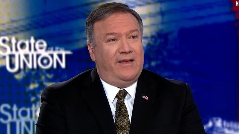 Ngoại trưởng Mỹ Mike Pompeo. Ảnh CNN
