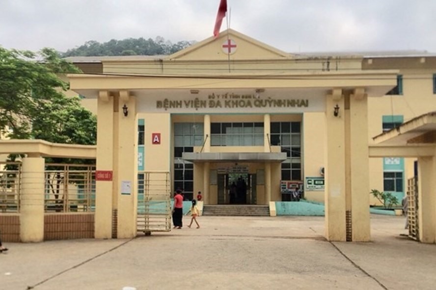 Bệnh viện đa khoa Quỳnh Nhai, nơi xảy ra vụ việc. Ảnh: VOV.