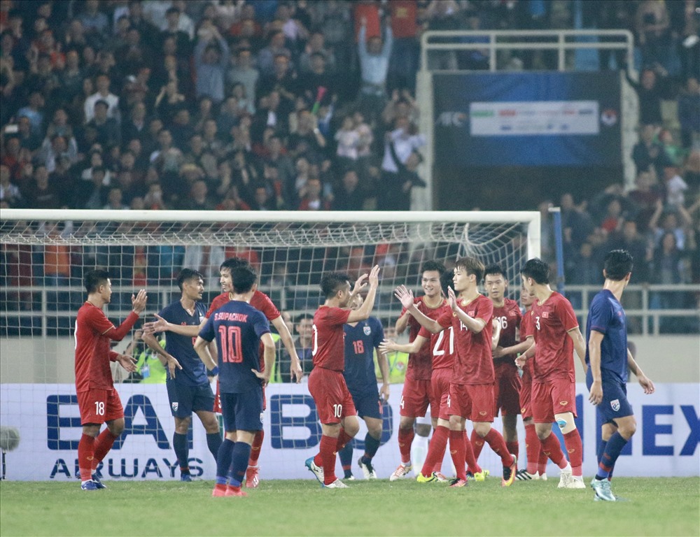 ĐT Việt Nam sẽ chạm trán ĐT Thái Lan ở trận mở màn King's Cup 2019. Ảnh: H.A