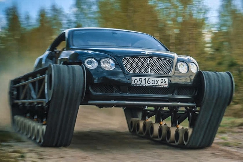 Siêu xe Bently sau khi được độ lại chẳng khác gì một chiếc xe tăng thường dùng trong quân đội.