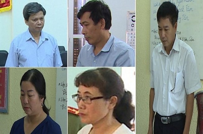 Các cán bộ của Sở GDĐT Sơn La đã thực hiện sửa bài, nâng điểm thi khi được sự nhờ vả, “đặt hàng“.