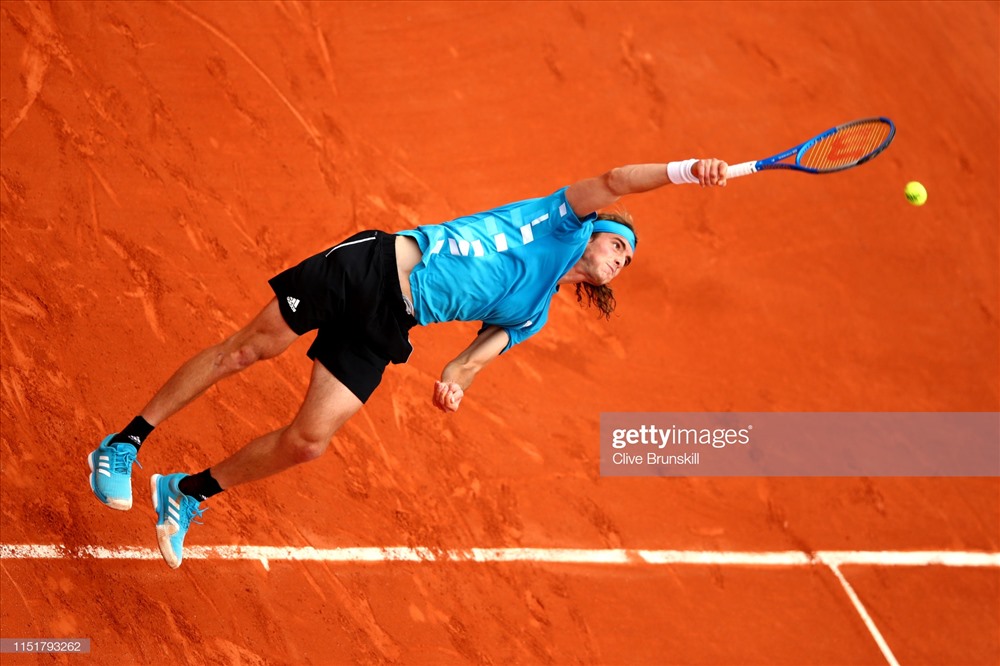 Tsitsipas và nhiều hạt giống khác cũng thẳng tiến. Ảnh: Getty.