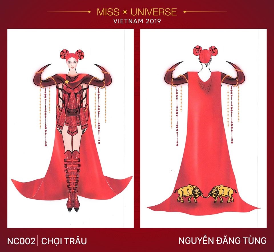 Thiết kế “Chọi trâu“. Ảnh: MUVN.