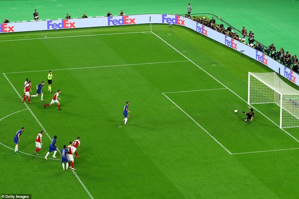 Dấu chấm hết cho Arsenal. Ảnh: Getty.