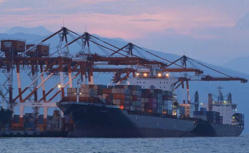 Tàu chở hàng M/V Bavaria. Ảnh: AP.