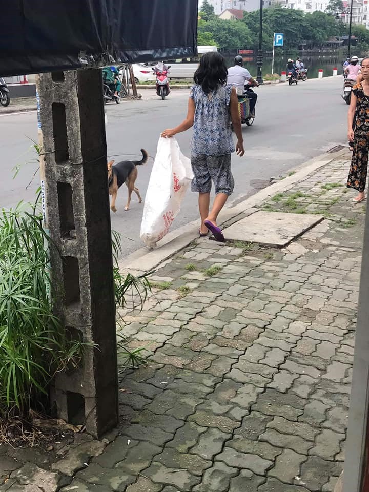 Hình ảnh người phụ nữ lang thang nhặt rác khiến nhiều người xúc động. Ảnh: Beat.