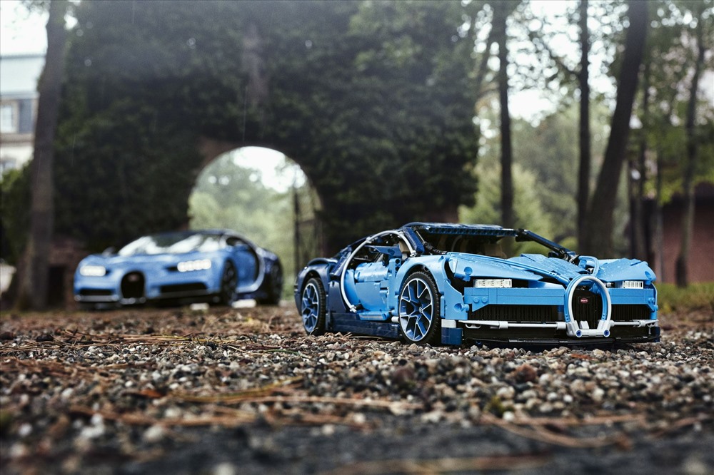 Mẫu xe mô hình LEGO Technic Bugatti Chiron. Ảnh: Carscoops