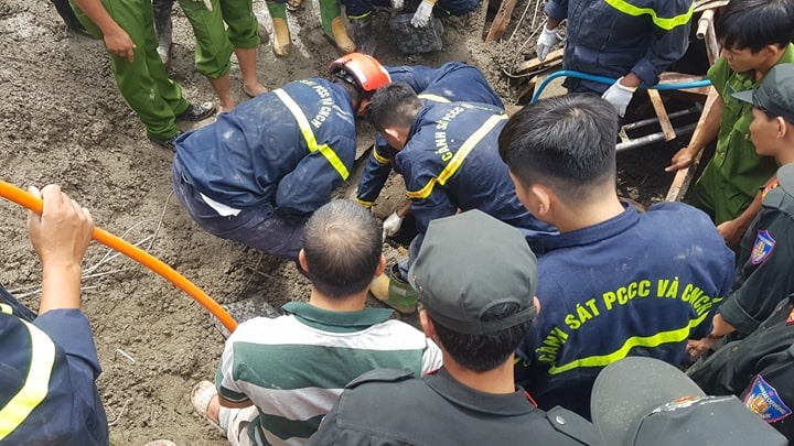 Vụ tai nạn ngoài ý muốn trên khiến 1 người bị thương và 1 người chết tại chỗ. Ảnh: Tạ Vĩnh Yên