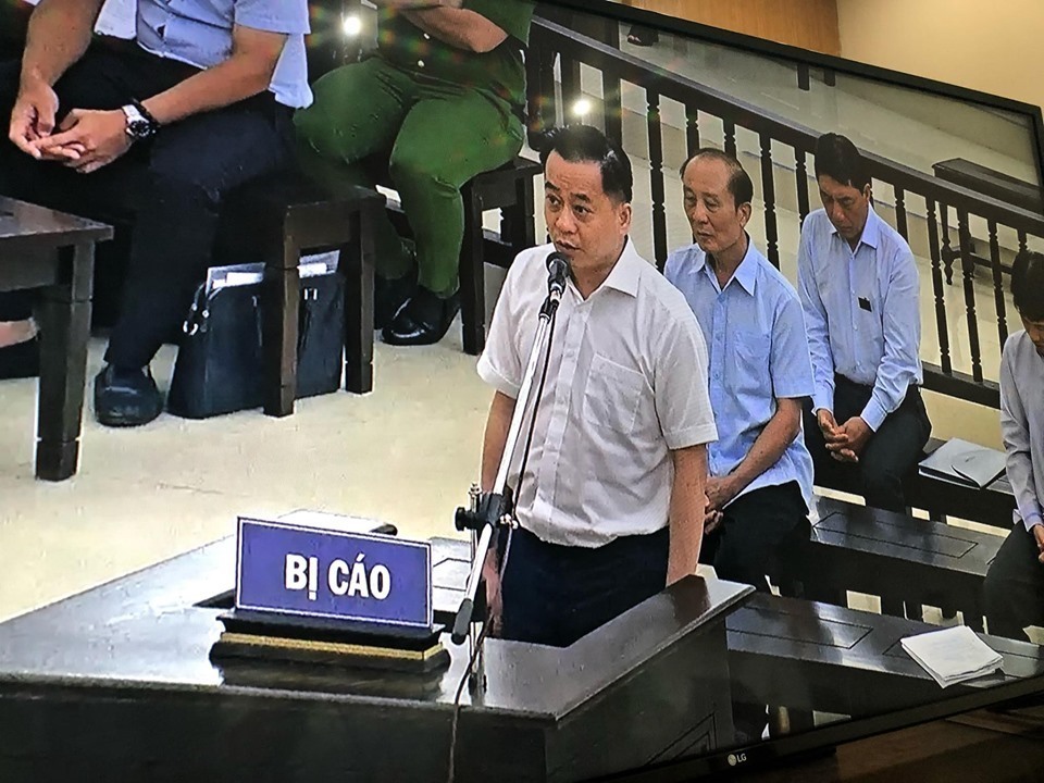 Phan Văn Anh Vũ tại tòa. Ảnh: Cường Ngô