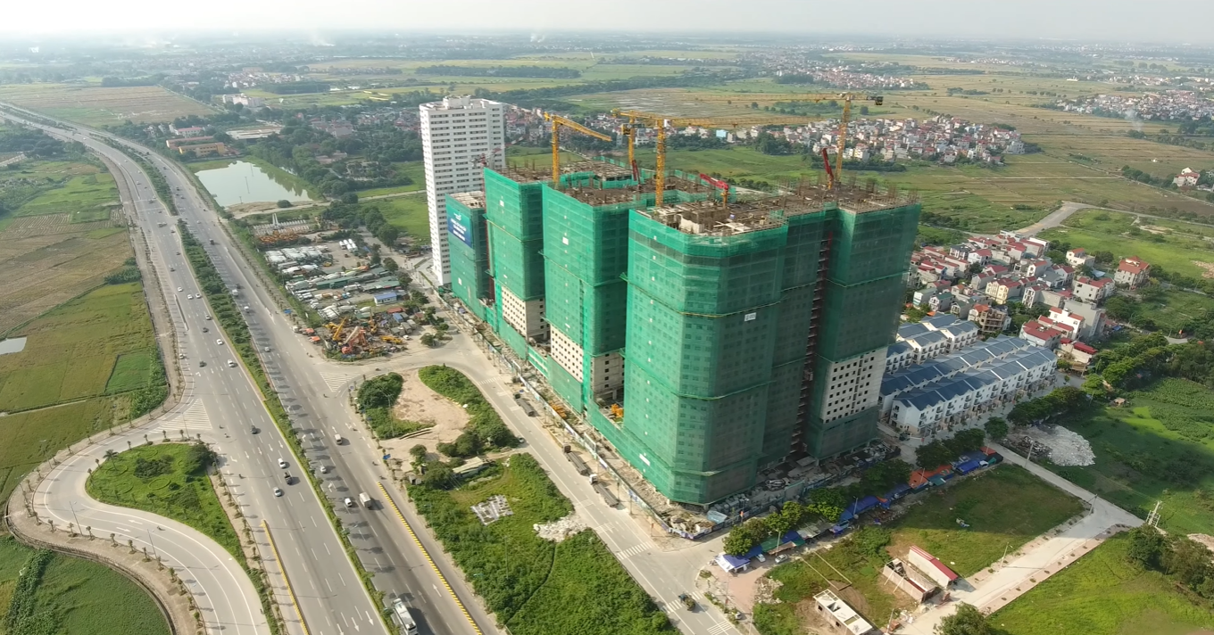 Đến tháng 6.2019, Eurowindow River Park đã hoàn thành 80%, vượt tiến độ đề ra. Ảnh: Eurowindown