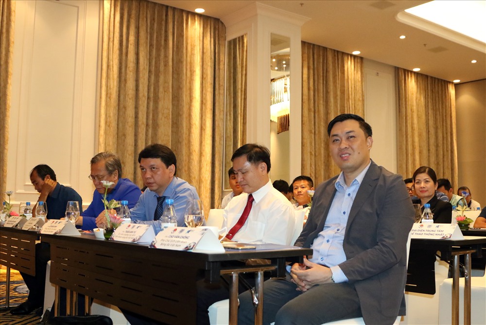 Phó chủ tịch VFF Cao Văn Chóng khẳng định VFF đang trong quá trình đàm phán hợp đồng với HLV Park Hang-seo chứ không chờ đến 3 tháng cuối. Ảnh: T.N