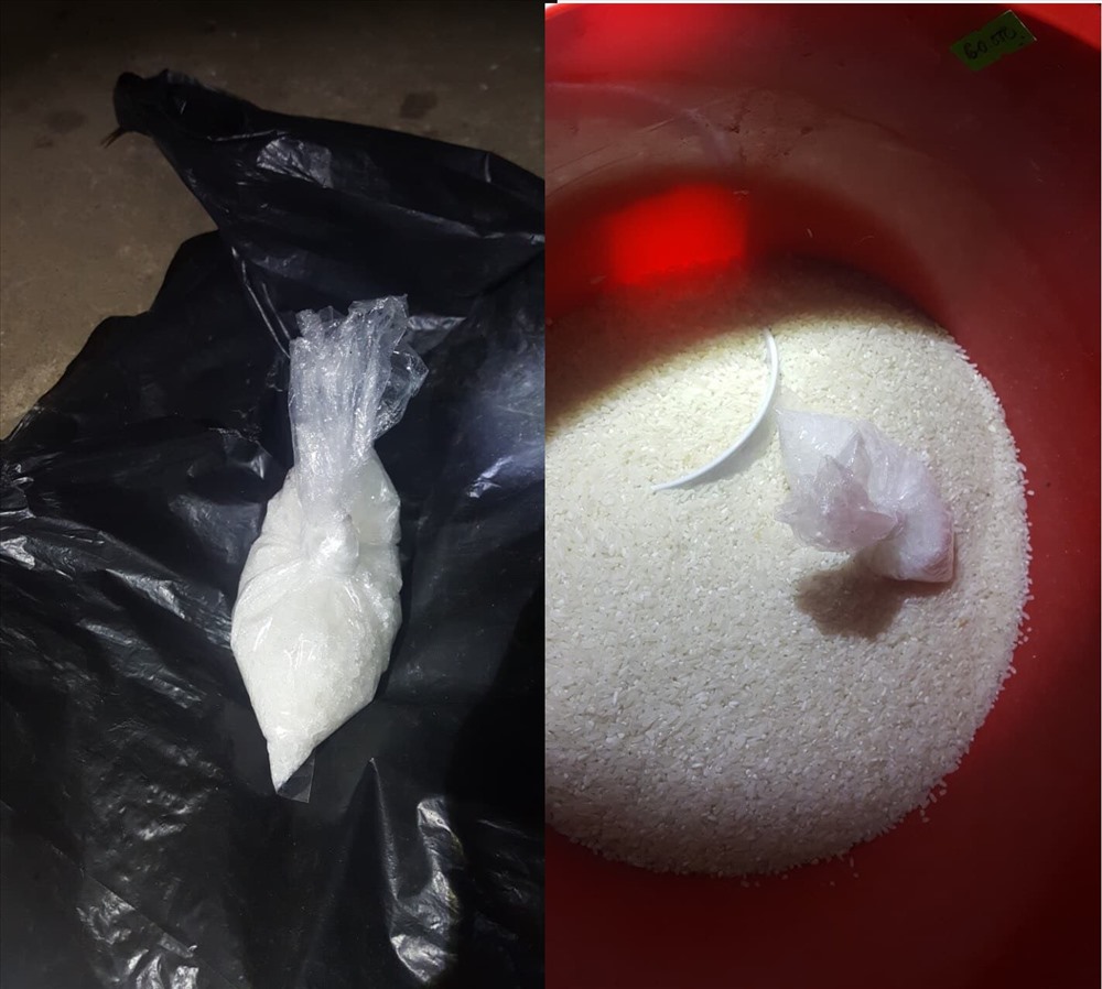 Khám xét nơi ở của đối tượng lực lượng chức năng thu thêm được một số lượng ma túy được cất dấu rất tinh vi. Ảnh: Phòng PC04.