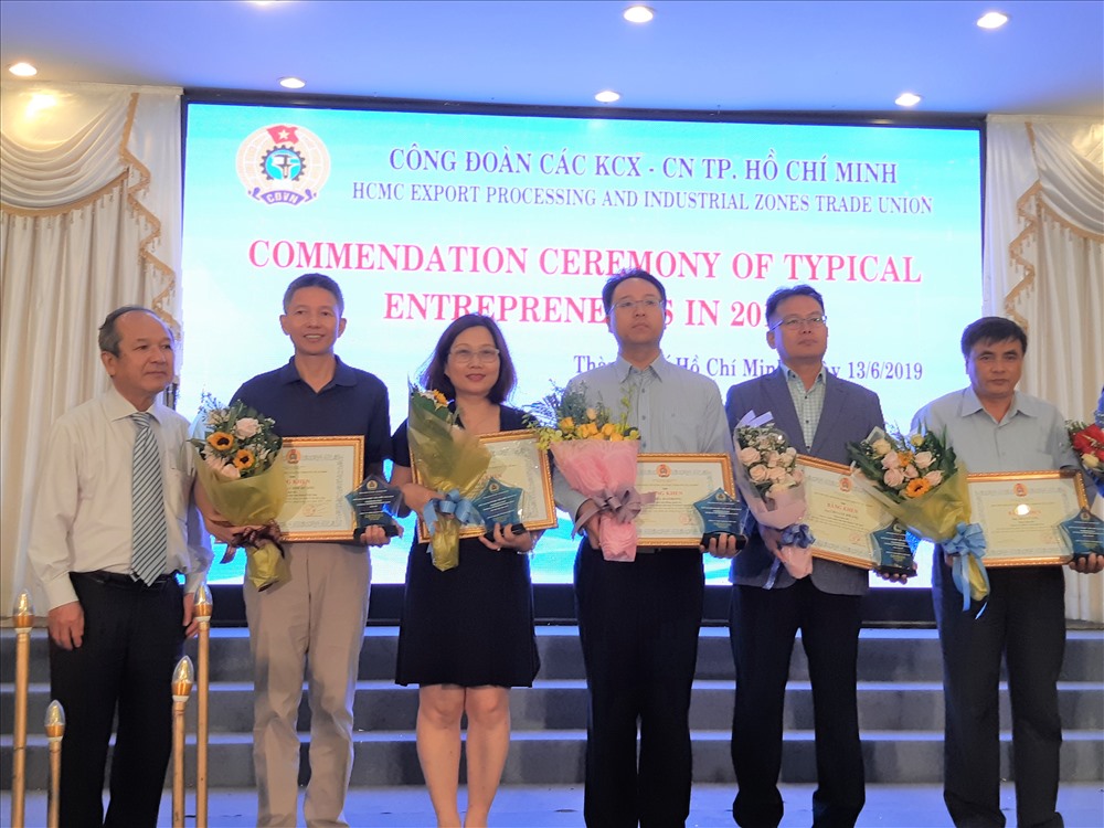 Một số chủ DN tiêu biểu được tuyên dương.