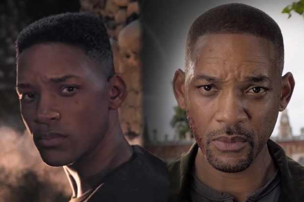 Khán giả sẽ được gặp hai phiên bản già và trẻ khác nhau của Will Smith trong Gemini Man. Ảnh: Universal.