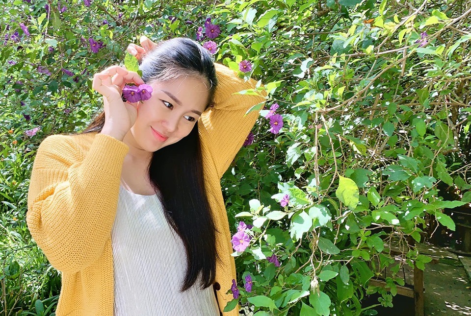 Lê Phương hiện rất hạnh phúc khi sắp tới gia đình nữ diễn viên sẽ đón thêm thành viên mới.