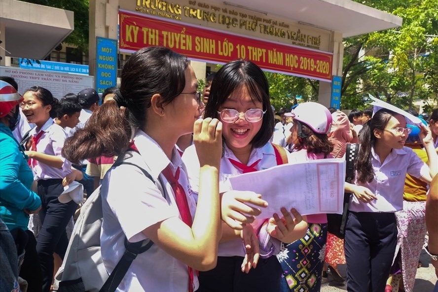 Đà Nẵng vừa công bố điểm thi lớp 10 năm 2019. Ảnh: HV