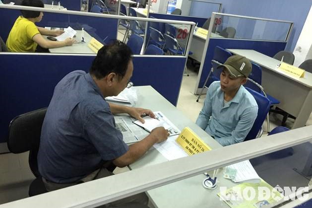 Người lao động được phỏng vấn trực tiếp.