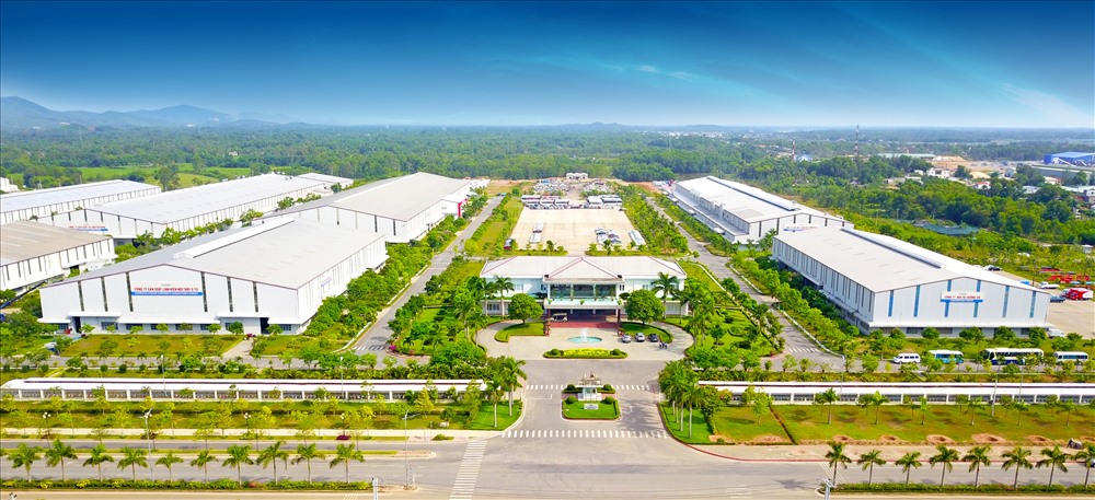 Toàn cảnh văn phòng Thaco tại Chu Lai.