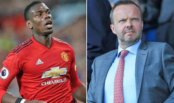 Pogba muốn Ed giúp mình tìm đường rời Old Trafford. Ảnh: Express UK.