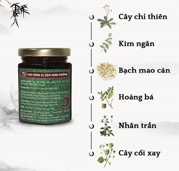 Dứt điểm trào ngược dạ dày một lần và mãi mãi nhờ Cao Bình Vị Tâm Minh Đường
