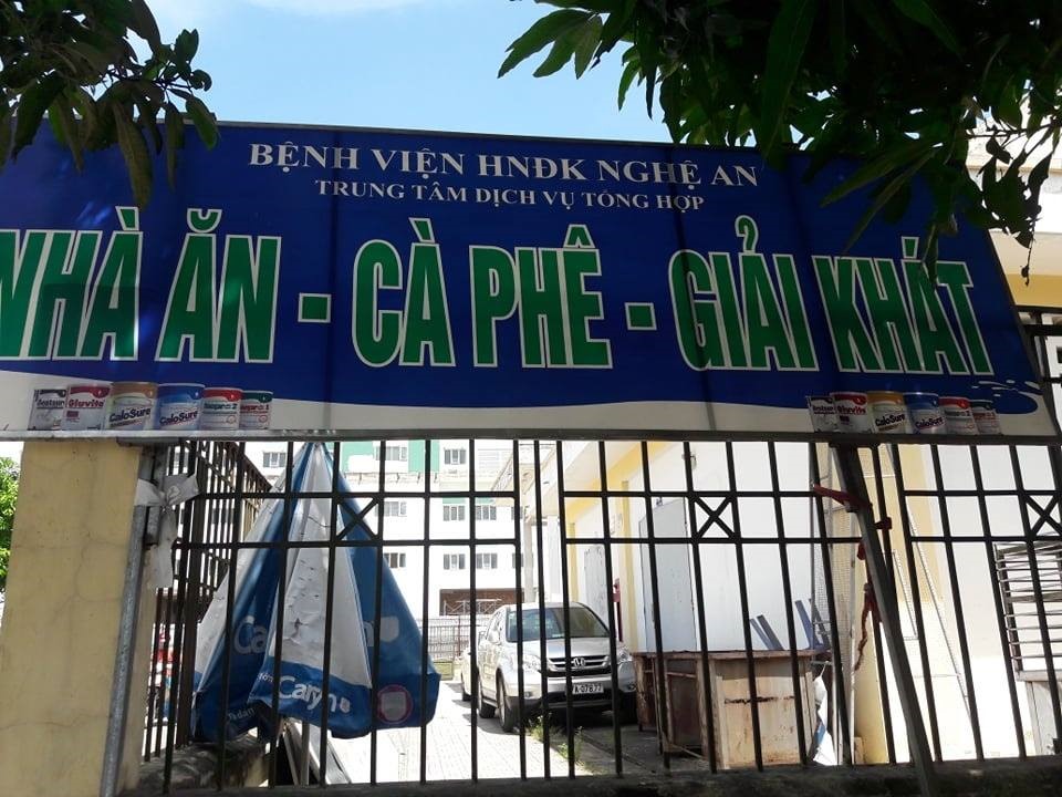 Trung tâm dịch vụ tổng hợp Bệnh viện HNĐK Nghệ An. Ảnh: CTV.