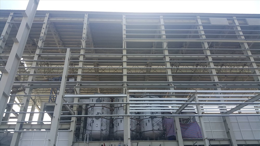 Dự án của Cty CP Đường Quảng Ngãi làm chủ đầu tư tại thị xã An Khê, Gia Lai thi công không phép. Ảnh C.B