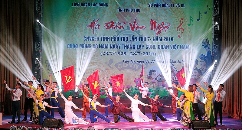 Một số tiết mục tham gia dự thi. Ảnh: H.T