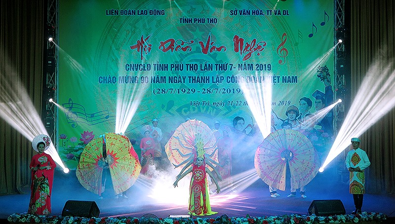 Một số tiết mục tham gia dự thi. Ảnh: H.T
