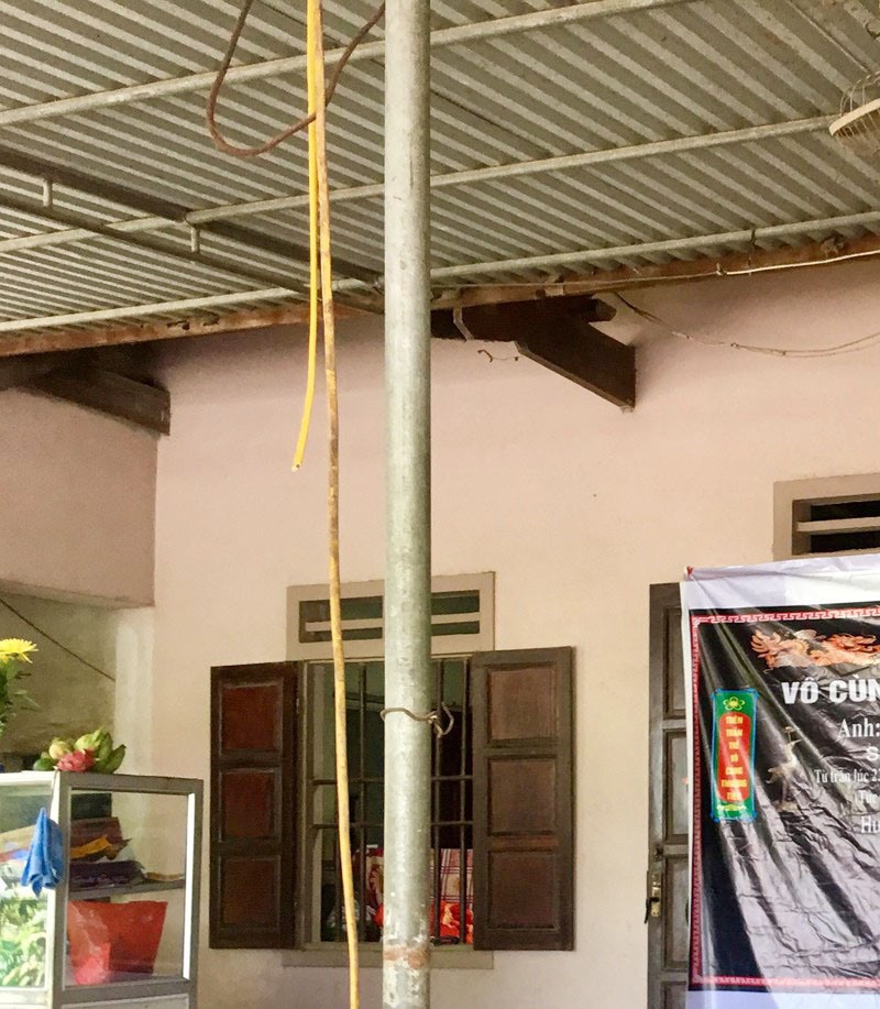 Hiện trường vụ việc. Ảnh:NP